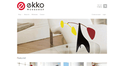 Desktop Screenshot of ekkoworkshop.com